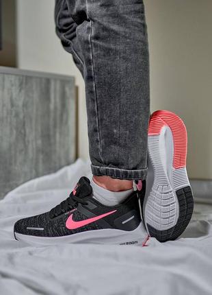 Женские nike zoom x black white pink