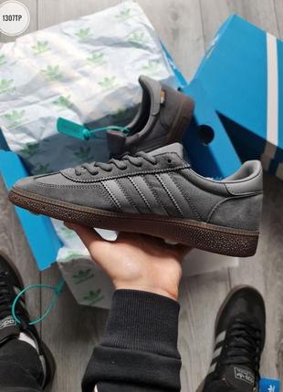 Мужские демисезонные кроссовки в стиле adidas spezial handball cordura grey адидас специал кеды 41-45 натуральная замша сетка кордура2 фото