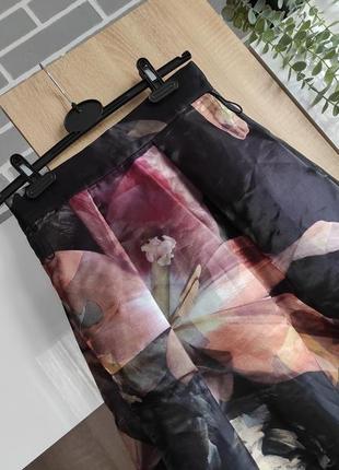 Coast максі спідниця, квітковий принт, ддовга святкова, на випускний з топом, спідниця з високою посадкою4 фото