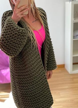 Уютный кардиган оверсайз