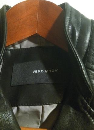 Кожаная косуха куртка vero moda h&m zara идеал5 фото