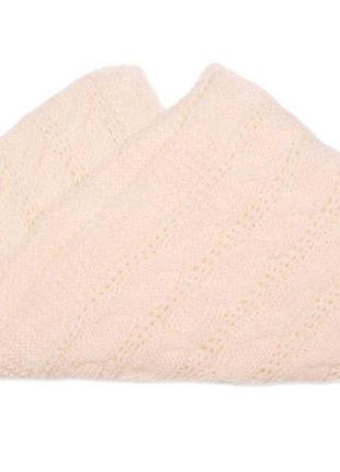 Детский шарф косичка w204  для дівчинки (120 x 30 см.) белый