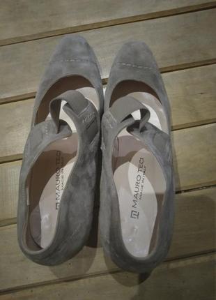 Жіночі замшеві туфлі mauro teci6 фото
