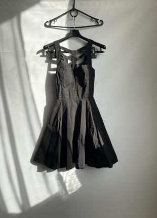 Платье hm h&amp;m миди вечернее праздничное платье вечернее сарафан 100% коттон