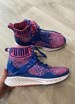 Кроссівки носок шкарпетки снікерси  puma ignite жіночі9 фото