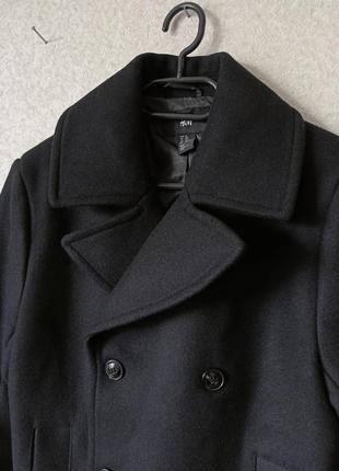 Пальто h&amp;m из шерсти 46 размера5 фото