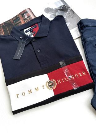 Поло, футболка чоловіча tommy hilfiger оригінал преміум лінійка5 фото