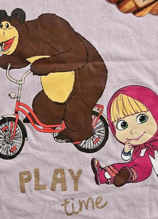 Пижама детская 98см, 2-3роки, польша, пижама для девочки с машей и медведями3 фото
