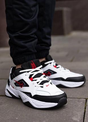 Кроссовки мужские, nike m2k tekno white black red