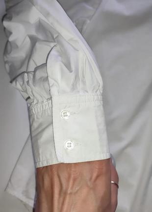 Белая рубашка/блузка от h&amp;m7 фото