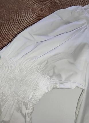 Белая рубашка/блузка от h&amp;m6 фото
