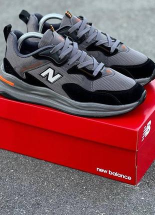 Кроссовки new balance серые в сетку 40-44р