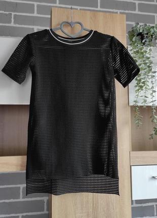 River island футболка сетка, полупрозрачная футболка