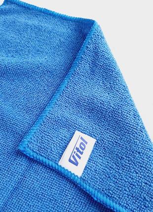 Салфетка 35х30 из микрофибры для мытья авто, стеклянных поверхностей, уборки на кухне