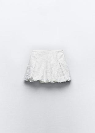Короткая юбка-балон4 фото