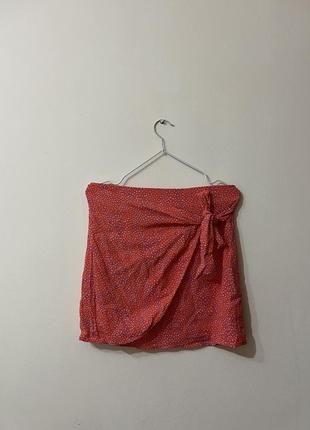 Яркая юбка в цветы 3