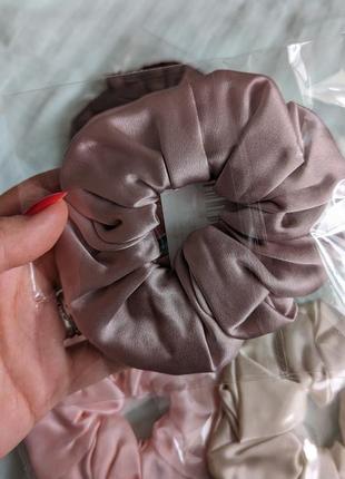 Шелковые резинки для волос millbery silk 100%.