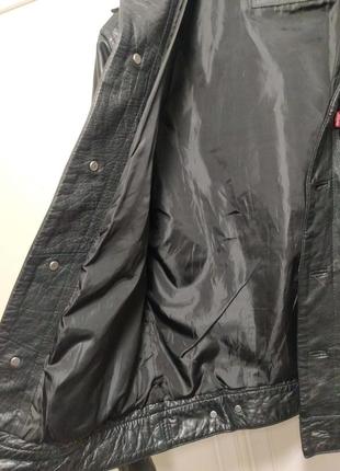 Куртка від levis, шкіряна, шкіра буйвола, чорна