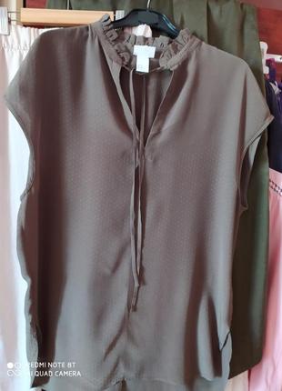 Блуза цвета тёмный хаки