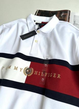 Поло, футболка чоловіча tommy hilfiger оригінал преміум лінійка3 фото