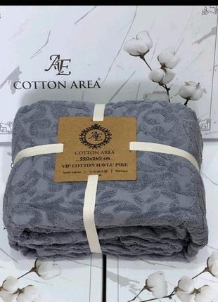 Простирадло махрове vip cotton 📍виробник туреччина 🇹🇷2 фото