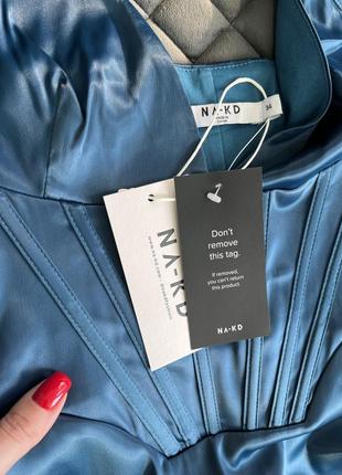 Неймовірна сукня корсет на завʼязках бренду na-kd5 фото