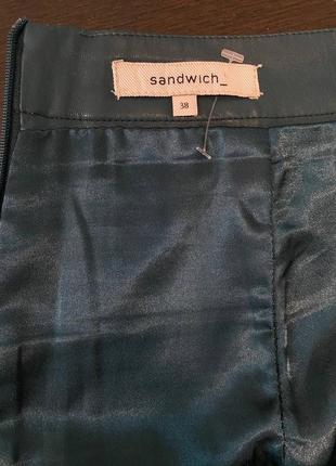 Юбка "sandwich" на подкладке черная (нидерланды)5 фото