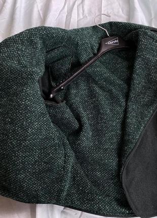 Шерстяной пиджак вынтаж укороченный винтажный пиджак4 фото