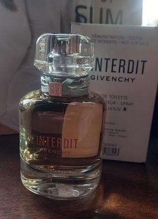 Туалетна вода givenchy l'interdit eau de toilette 80ml ( тестер оригінал!!!)3 фото