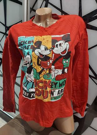 Кофта, лонгслив  от primark от  disney с микимаусом  42-44