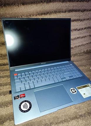 Ноутбук asus vivobook s 16x m5602qa-mb128 solar silver (90nb0xw3-m00550)