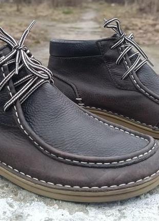 Мужские кожаные, оригинальные ботинки birkenstock pasadena4 фото