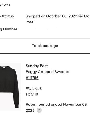 Aritzia peggy sweater черный свитер5 фото