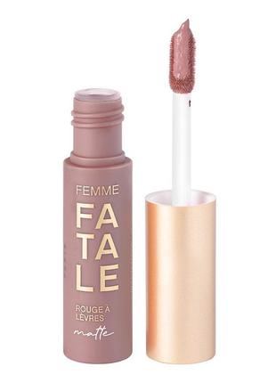 Жидкая помада для губ vivienne sabo paris femme fatale rouge a levres matte 02 - холодный бежевый