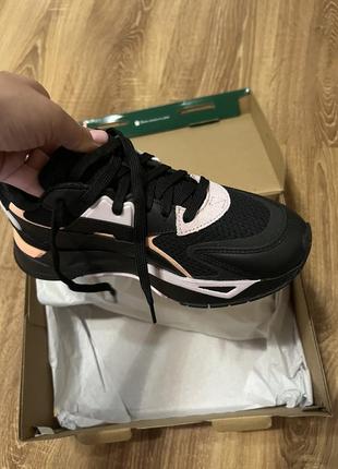 Кроссовки puma mirage sport loom black черные4 фото