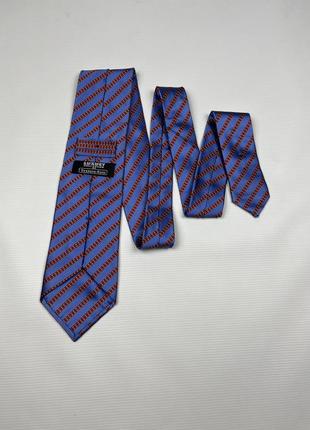 Чоловіча краватка галстук stefano ricci в смужку4 фото