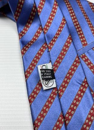 Чоловіча краватка галстук stefano ricci в смужку10 фото