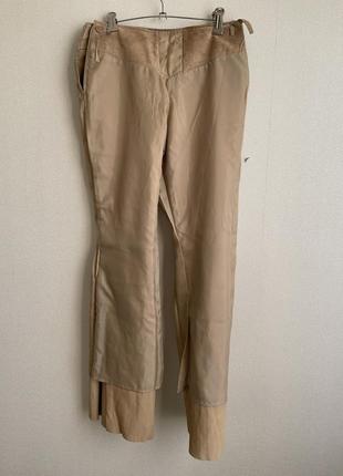 Замшевые брюки, кожаные штаны9 фото
