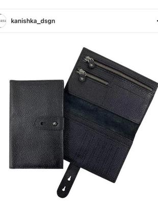 Дизайнерський шкіряний гаманець kanishka8 фото