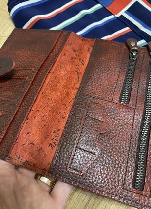 Дизайнерский кожаный кошелек kanishka5 фото
