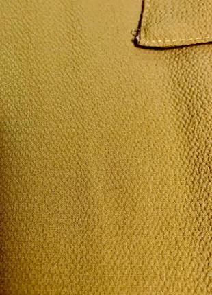 Бриджи кюлоти подовжені шорти вкорочені штани темні жовті бурштинові, 14/42/10 (4594)9 фото