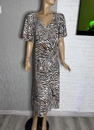 Сукня на ґудзиках довге плаття великого розміру батал new look, xxxxl58-60р
