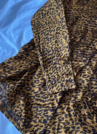 Сорочка леопард4 фото