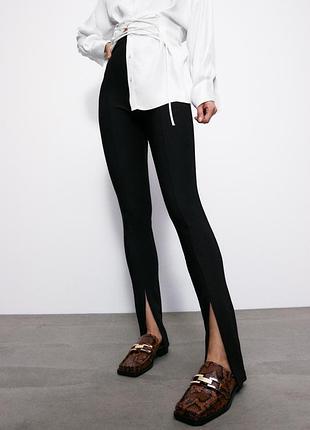 Легінси в рубчик zara