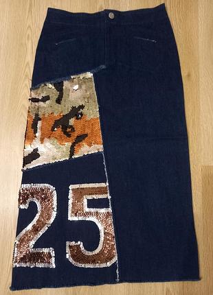 Спідниця джинсова, розмір xs, s.