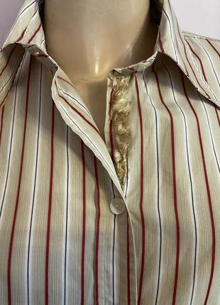 Стильна бавовняна рубашка в смужку/xl/ brend loden- steiner3 фото
