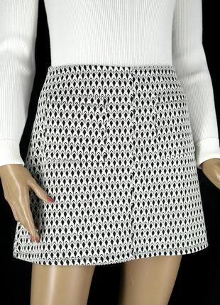 Брендовая юбка трапеция "miss selfridge". размер uk10/eur38.1 фото
