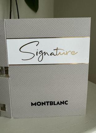 Montblanc signature парфумована вода4 фото