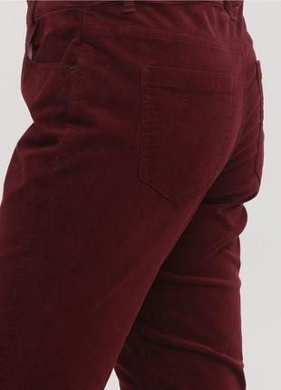 Брендовые вельветовые брюки с карманами yessica by c&a этикетка4 фото