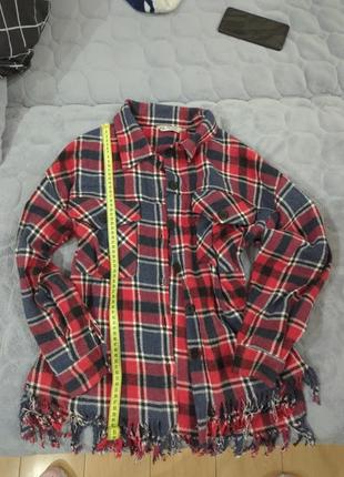 Женская рубашка оверсайз